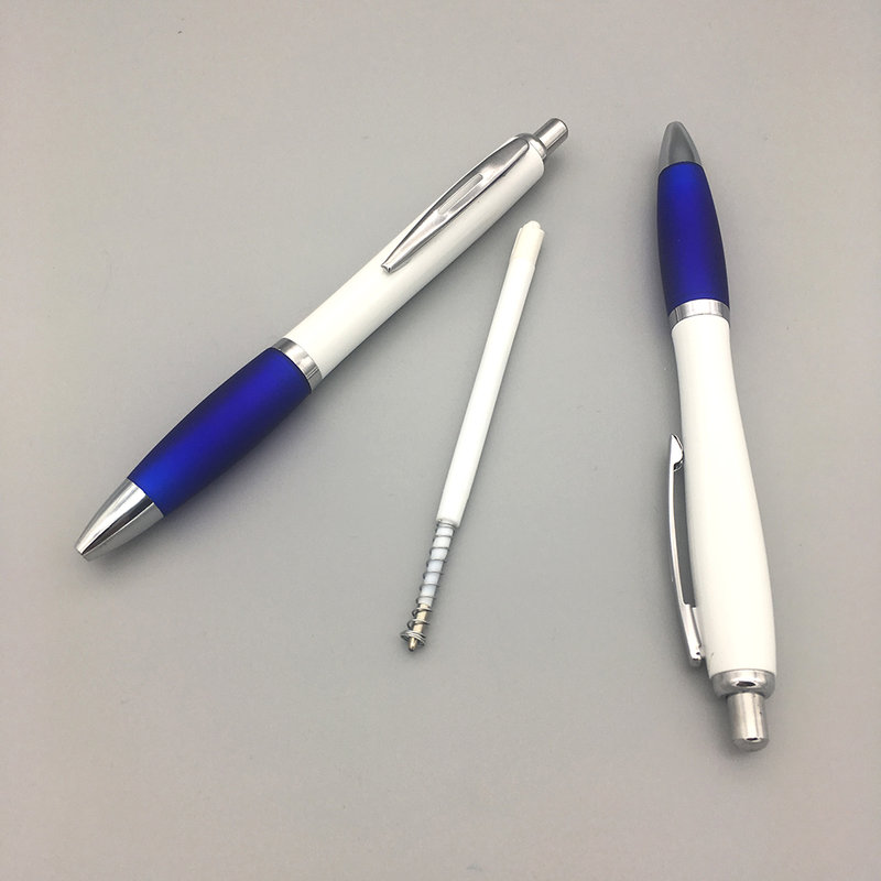 Kugelschreiber 'Allstar-Digi' aus Kunststoff, Blau/Weiß