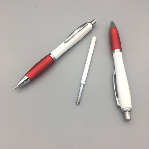 Kugelschreiber \'Allstar-Digi\' aus Kunststoff, Rot/Weiß