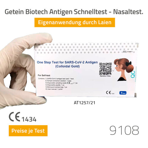 Getein Biotech Antigen Selbsttest (Nasal)