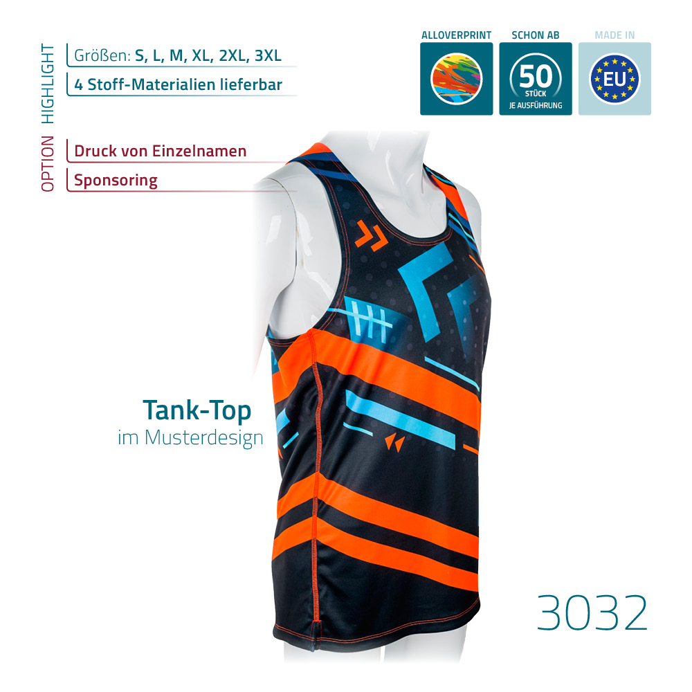 Tank-Top Subimationsdruck
