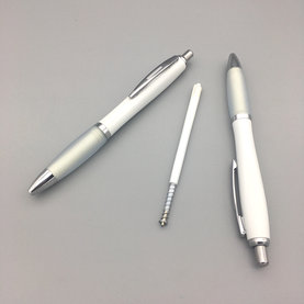 Kugelschreiber 'Allstar-Digi' aus Kunststoff, Weiß/Weiß