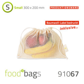 Foodbag "S-Netz" Baumwolle